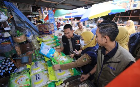 Satgas Pangan Polres Madiun Sidak Pasar Antisipasi Lonjakan Harga Bapokting Jelang Ramadhan