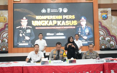Tiga Pelaku Penipuan Modus Pinjam Motor Diciduk Polresta Sidoarjo