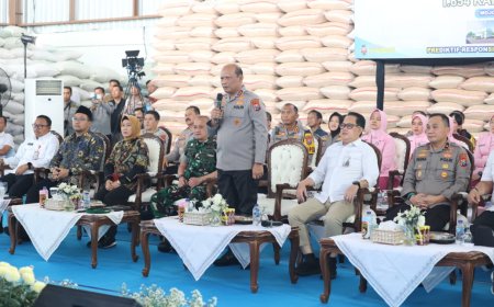Presiden RI Resmikan Gudang Jagung Polda Jatim untuk Dukung Ketahanan Pangan