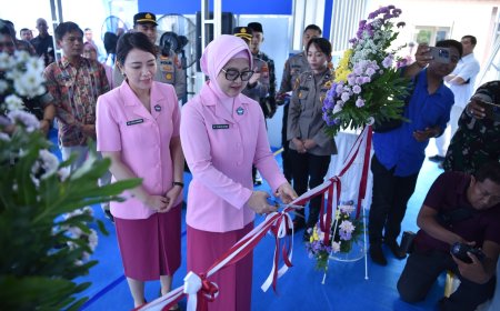 SPPG Polres Gresik di Bedilan Diresmikan, Perkuat Program Gizi Nasional