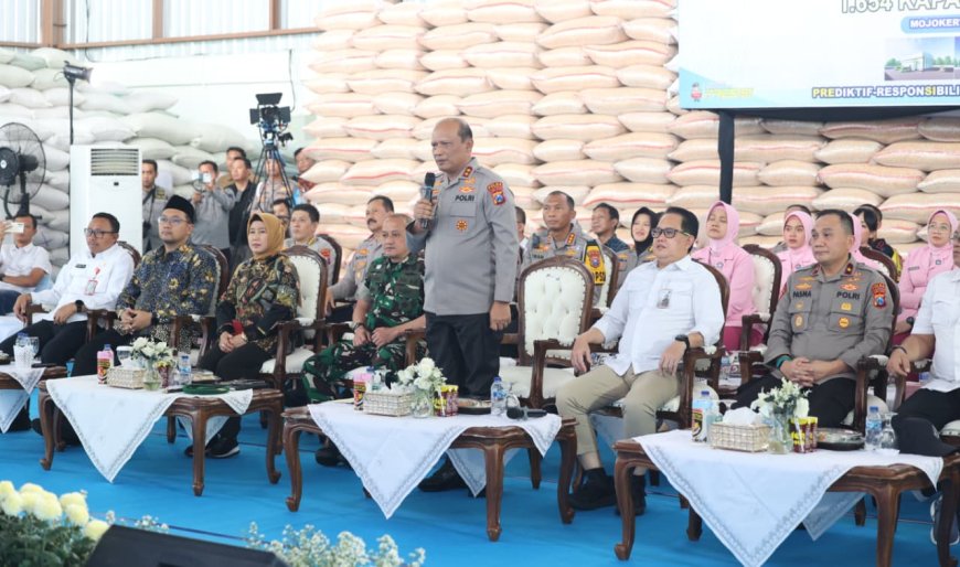 Presiden RI Resmikan Gudang Jagung Polda Jatim untuk Dukung Ketahanan Pangan