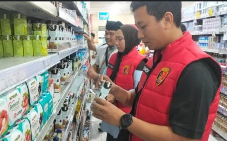 Satgas Pangan Polresta Banyuwangi Perketat Pengawasan Produk di Swalayan