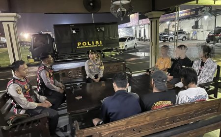 Polres Mojokerto Kota Amankan Situasi Dini Hari