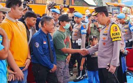 Rombongan Bus Mudik Gratis Diberangkatkan, Kapolri Pastikan Sopir Siap Jalan