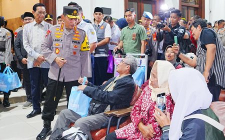 Kapolri Sidak Stasiun Tugu Yogyakarta, Pastikan Arus Mudik Lancar Tanpa Hambatan