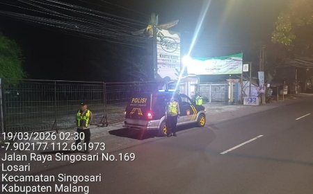 Respon Cepat Aduan 110, Polisi Bubarkan Balap Liar di Singosari