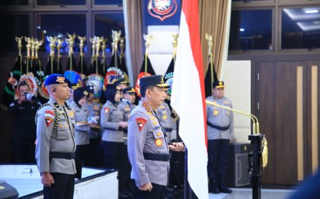 47 Perwira Tinggi Polri Naik Pangkat, 1 Perwira Raih Bintang Tiga