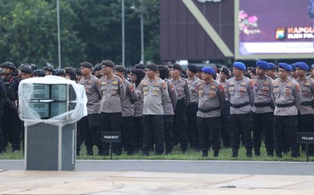 Polda Jatim Siagakan Ribuan Personel Layanan Pengamanan Malam Takbiran hingga Shalat Idulfitri