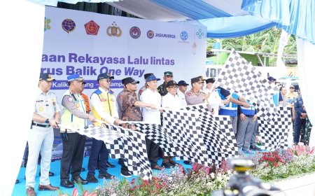 Pimpin One Way Nasional Arus Balik Lebaran, Kapolri ke Pemudik: Utamakan Keselamatan 