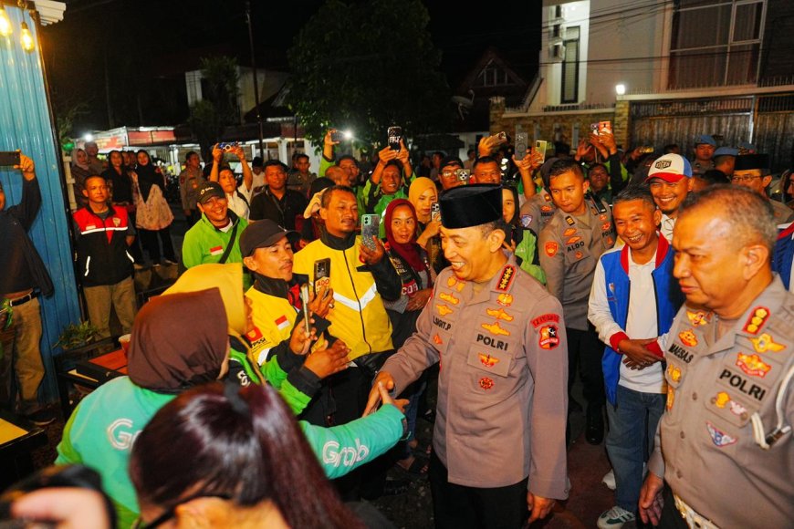 Kapolri Serap Aspirasi Ojol dalam Momen Kebersamaan
