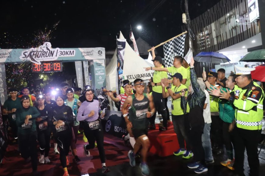 Polres Magetan Ajak Komunitas Runner Ikuti Sahurun 30K