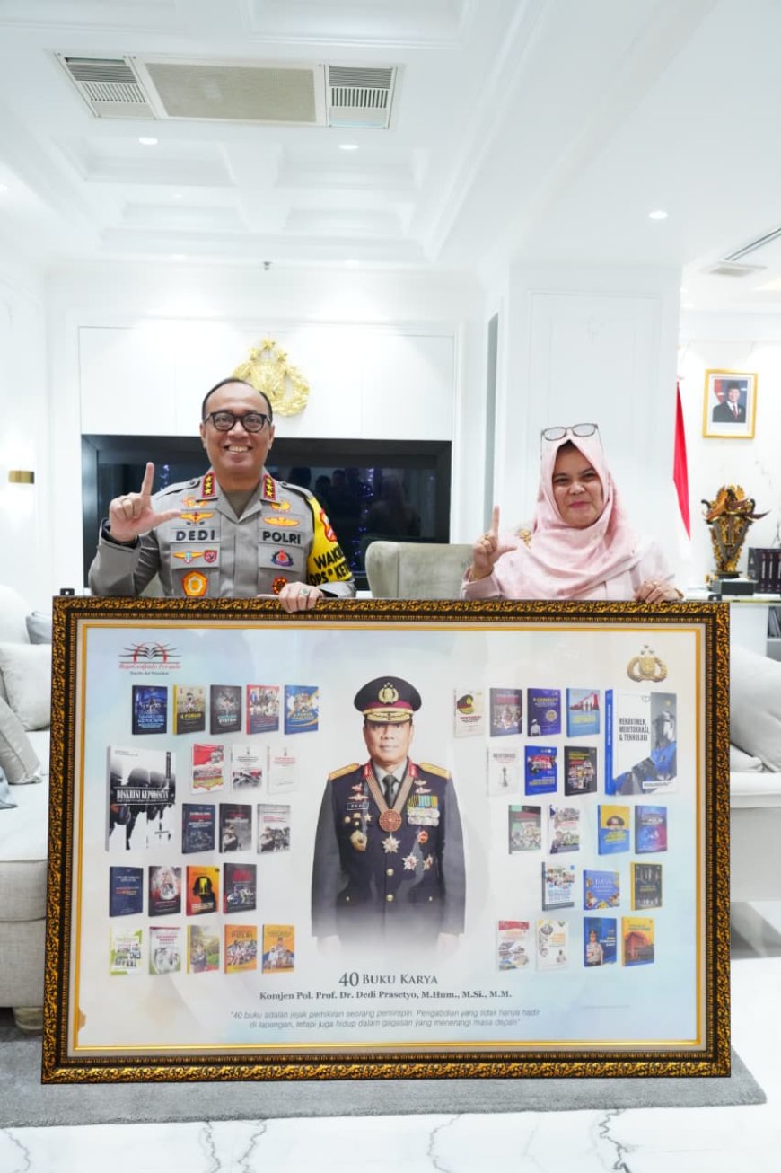 Puluhan Buku Wakapolri Dedi Prasetyo Resmi Terdaftar HAKI