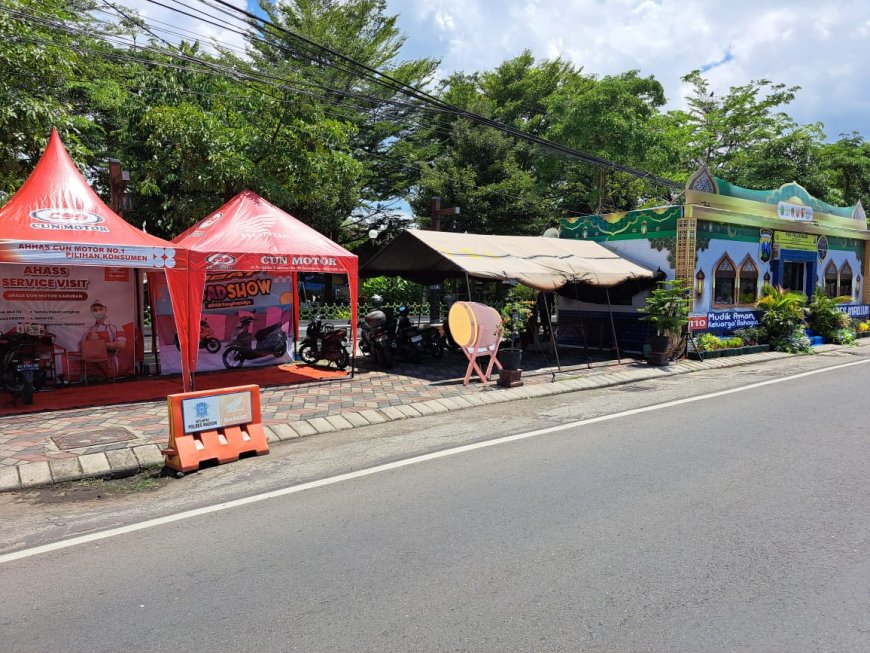 Polres Madiun Permudah Pemudik, Sediakan Playground dan Bengkel Gratis