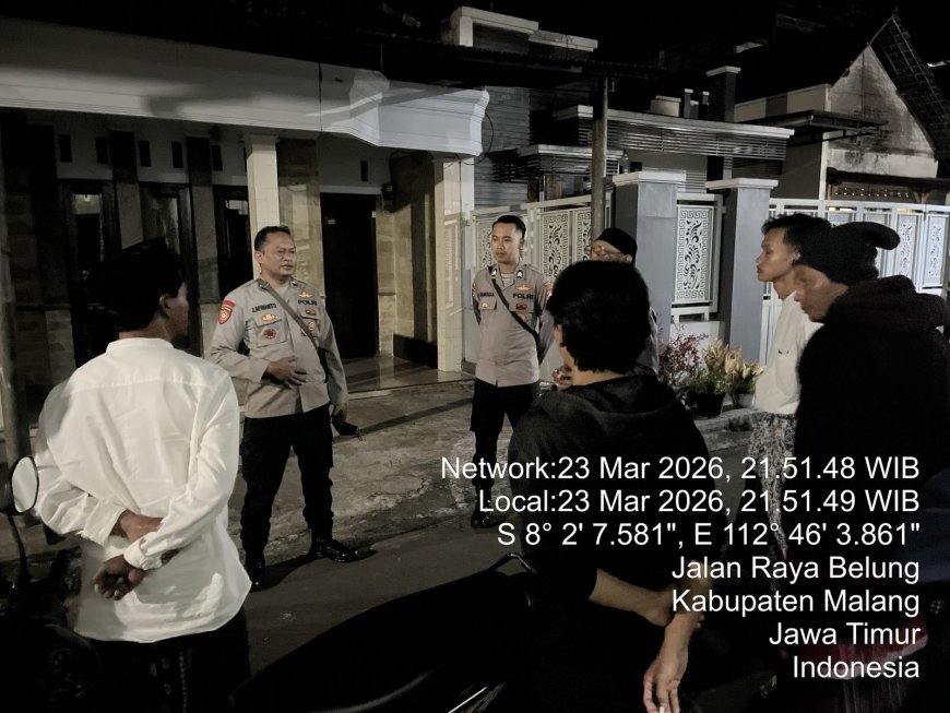 Respon Aduan 110, Polisi Hentikan Aksi Petasan Ganggu Warga di Poncokusumo   