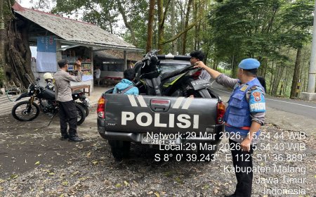 Respons Cepat 110, Polres Malang Evakuasi Pengendara Rem Blong di Jalur Bromo
