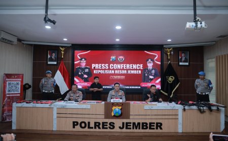 Polres Jember Beberkan Pengungkapan Narkoba Maret 2026