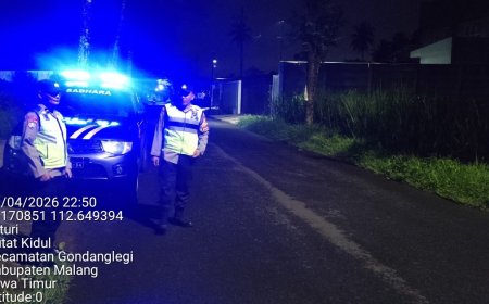 Polres Malang Tingkatkan Patroli KRYD Usai Lebaran