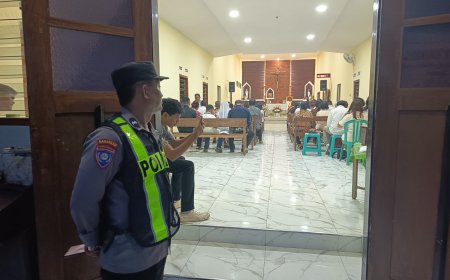 Polres Malang Jaga Keamanan Perayaan Hari Raya