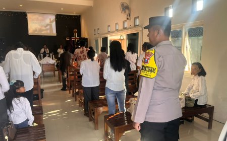 Polres Malang Pastikan Keamanan Gereja Terjaga