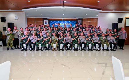 POM TNI dan Propam Polri Pererat Hubungan Lewat Coffee Morning