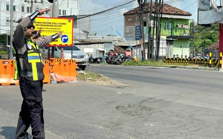 Polres Pasuruan Kota Atur Jalur Alternatif di Kawasan Bok Wedi