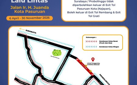 Jalur Alternatif Disiapkan, Polres Pasuruan Kota Respons Pembongkaran Jembatan