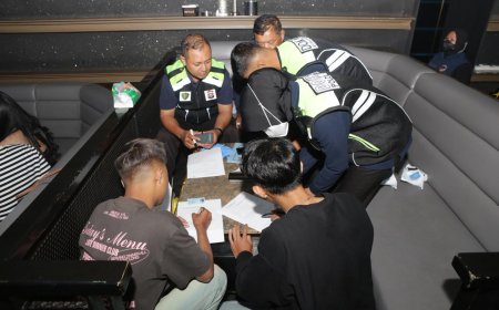 Polda Jatim Razia THM Surabaya, 106 Pengunjung Dites Urine, Hasilnya Seluruhnya Negatif