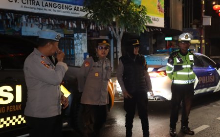 Patroli Intensif Polres Tanjungperak Cegah Balap Liar dan Kriminalitas