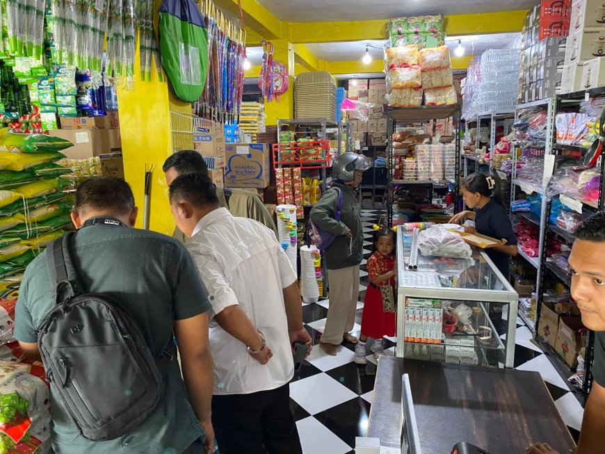 Polres Bondowoso Lakukan Pengecekan Harga Bapokting