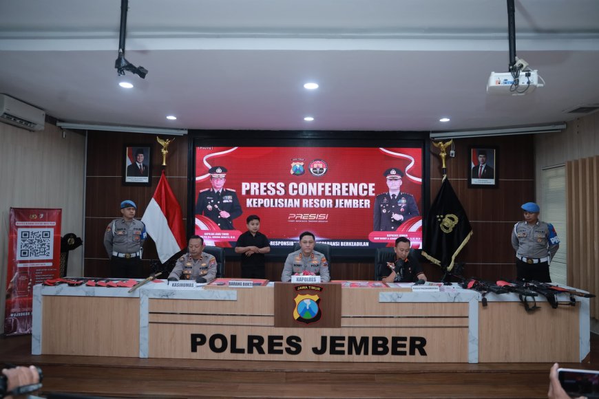 Polres Jember Beberkan Pengungkapan Narkoba Maret 2026