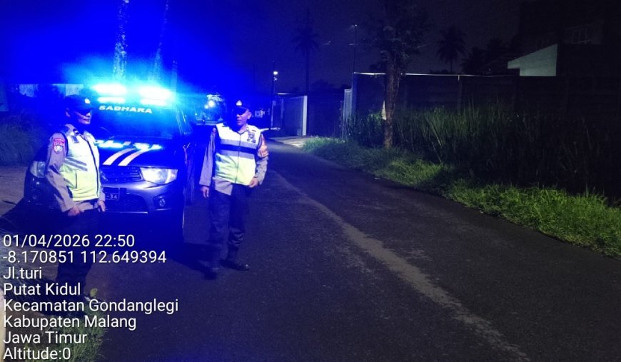 Polres Malang Tingkatkan Patroli KRYD Usai Lebaran