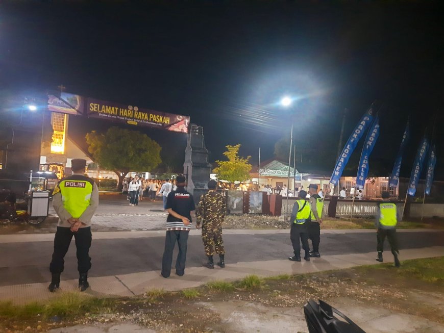 Polres Malang Perkuat Pengamanan di Lokasi Gereja