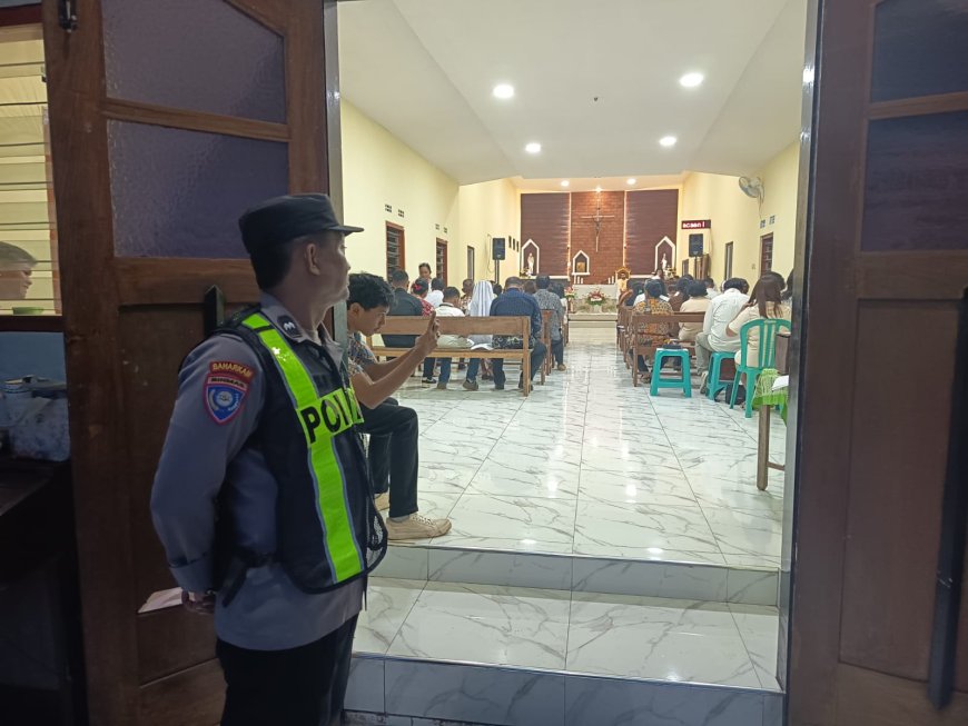 Polres Malang Jaga Keamanan Perayaan Hari Raya