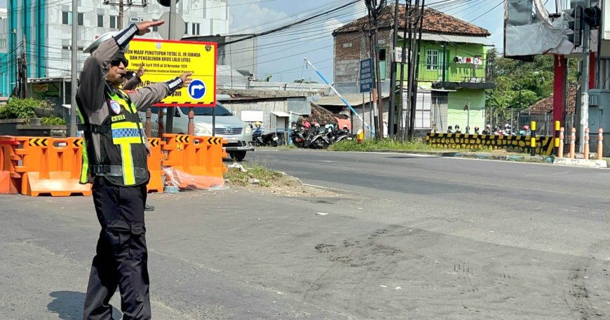Dampak Pembongkaran Jembatan Diantisipasi, Polres Pasuruan Kota Bertindak