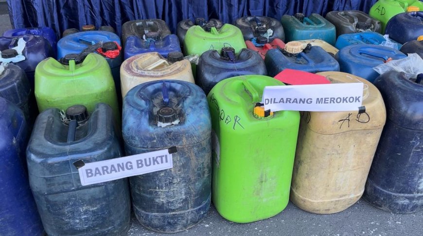 Polres Bondowoso Bongkar Praktik Penimbunan BBM