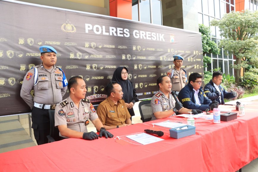 Polres Gresik Bongkar Penipuan ASN Bermodus Surat Keputusan Palsu