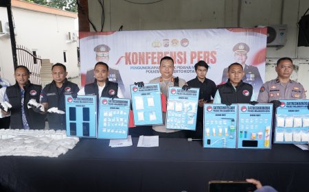 Narkoba Miliaran Rupiah Diamankan dalam Operasi Penegakan Hukum