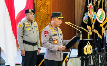 Pelantikan dan Sertijab Jadi Langkah Penyegaran Organisasi Polri